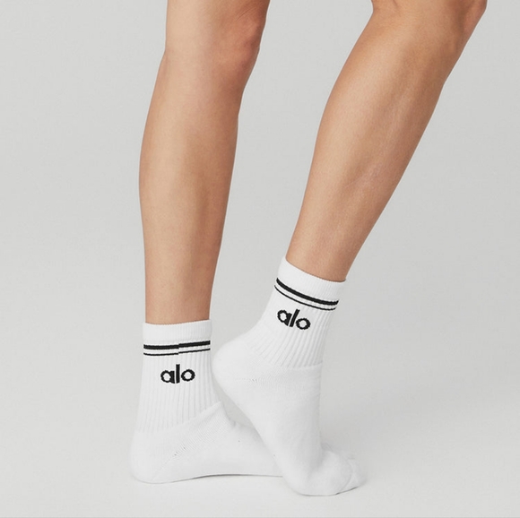 ALO Yoga Other - ALO Yoga White Athletic Ankle Socks